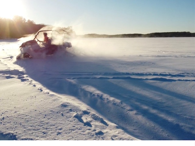 Snow is No Barrier With Tracks on Your Side-by-Side!